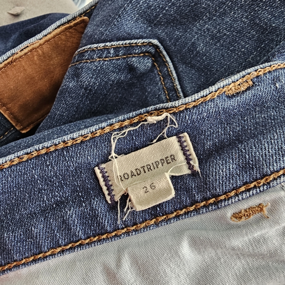 Madewell Roadtripper Mid Rise Skinny Jean Medium Wash Size 26‎ - Picture 7 of 11